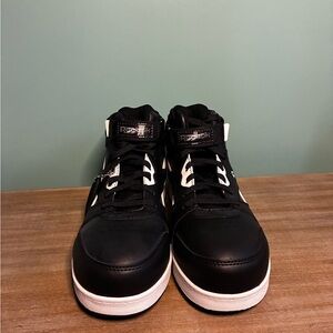 Reebok Men's Black and White Work Sneakers